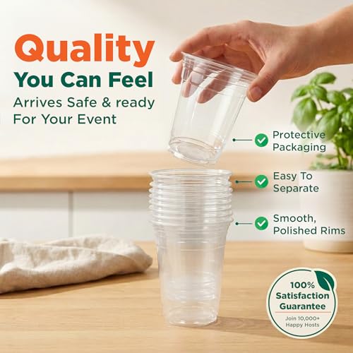 12 Oz Plant Based Disposable Party Cups (50 Count)