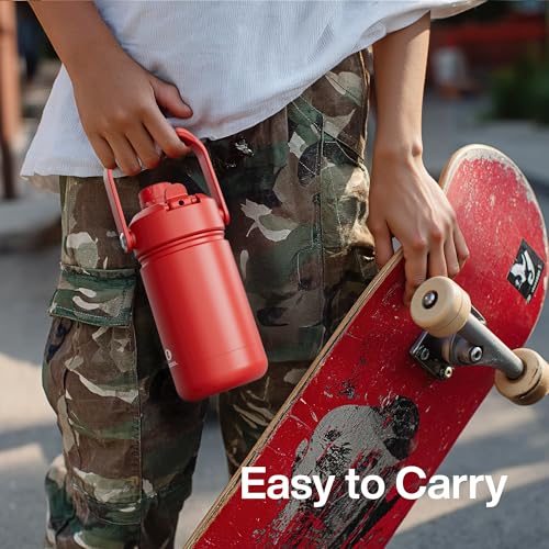 Kids Insulated Water Bottle with Straw