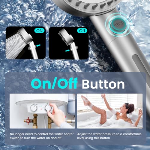 Filtered Shower Head with Handheld