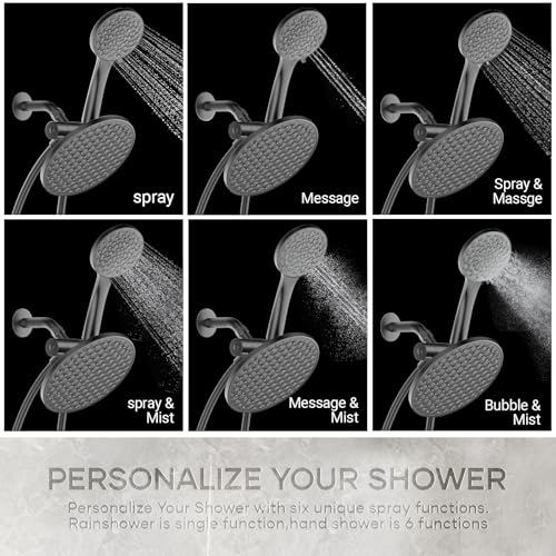 Dual Shower Head with Handheld Combo