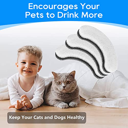 Cat Fountain Filter for WF050 WF100 Pet Water Fountains (8 Count)