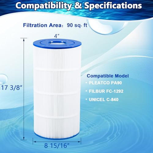 Pool Filter Cartridge Compatible with Hayward Star