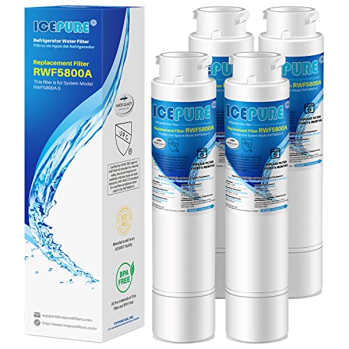 RWF5800A Refrigerator Water Filter Replacement for Frigidaire EPTWFU01 (4 Count)
