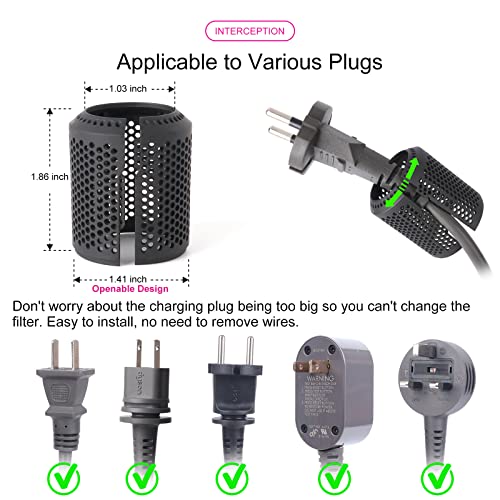 Hair Dryer Inner Filter+ Outer Filter Cage Replacement for Dyson Hair Dryer