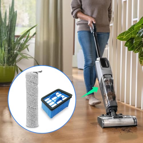Replacement Brush Roll for Bissell CrossWave OmniForce 3882 Wet and Dry Vacuum cleaner (6 Count)