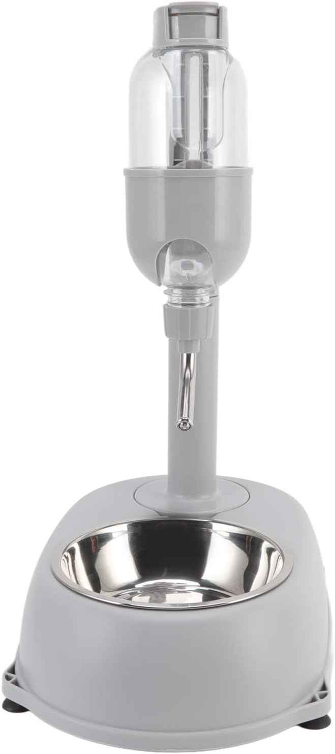 Pet Automatic Standing Water Feeder Height Adjustable 500ml Detachable Multifunctional Pet Standing Water Dispenser Bowl Dog Cat Water Food Feeder