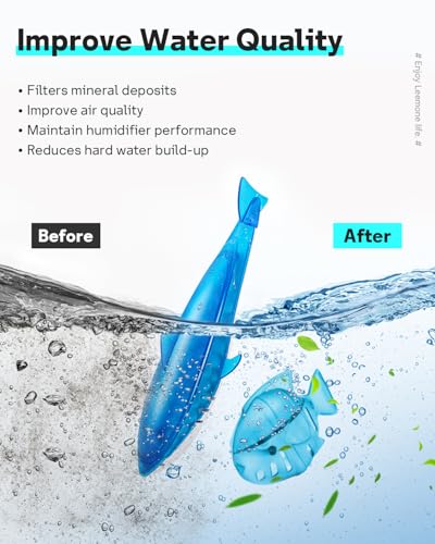 Humidifier Cleaning Shark & Fish for Humidifiers & Fish Tanks (6 Count)