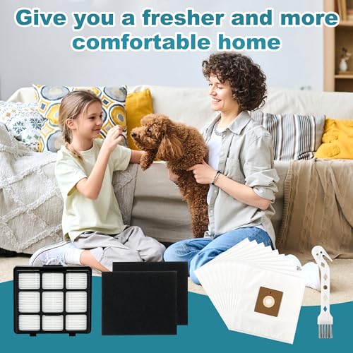 14 Pack NEN170 Replacement Parts Compatible with Eureka NEN170 bagged Canister Lightweight Vacuum Cleaner for Carpets and Floors (14 Count)