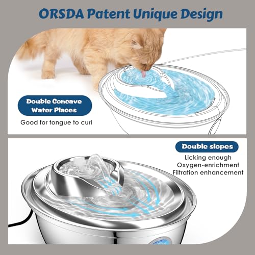 Stainless Steel Cat Water Fountain