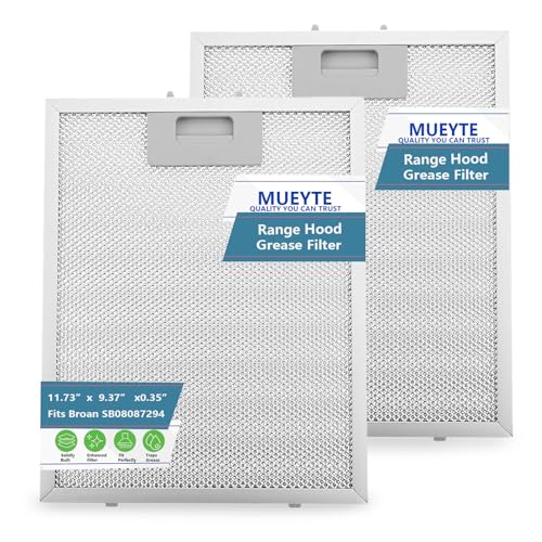 SB08087294 Range Hood Filter Compatible with Broan 11.75" x 9.40" 2 Pack (2 Count)