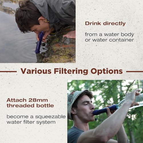 S2 Detachable Water Filter Straw (5 Count)