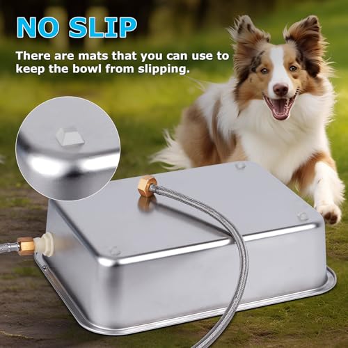 3 Gallon Automatic Dog Water Bowl Dispenser Outdoor Dog Waterer