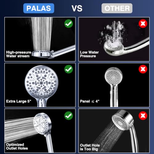 Filtered Shower Head with Handheld High Pressure 10