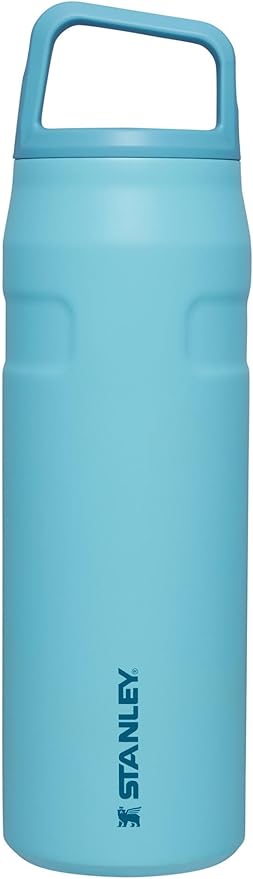 Stanley IceFlow Cap and Carry Water Bottle | Wide Mouth Twist Lid | Lightweight & Leakproof for Travel & Sports | Insulated Stainless Steel | BPA-Free