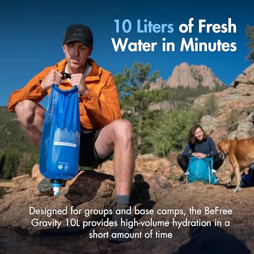 BeFree Gravity Water Filter 10L for Base Camp & Large Groups