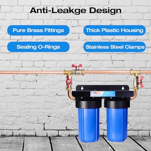 2 Stage Whole House Water Filtration System 50