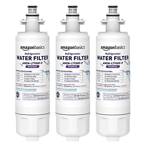 Replacement LG LT700P Refrigerator Water Filter Cartridge (3 Count)