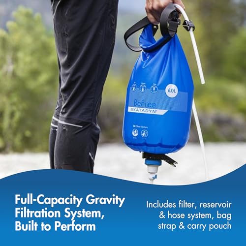 BeFree Gravity Water Filter 6L for Camping & Group Use