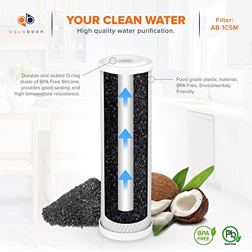 5 Micron 10 x 2.5 House Water Filters Cartridges
