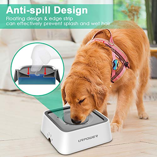 2.5L Dog Water Bowl 85oz Large Capacity Dog Bowls