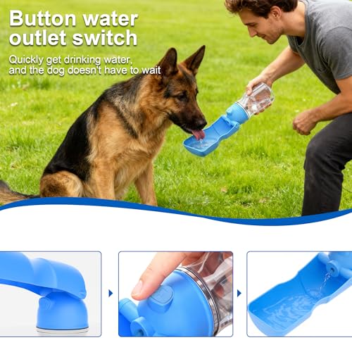Dog Water Bottle16.9 OZ Collapsible Leak