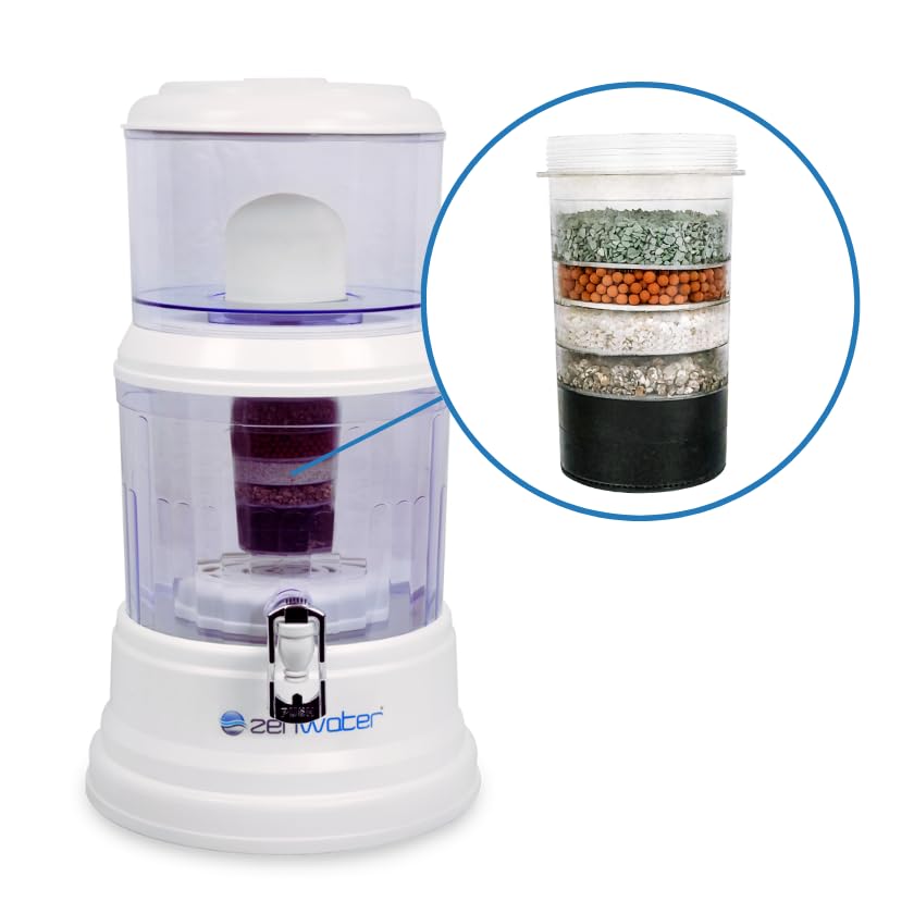 6 Gallon Countertop Gravity Water Filter System