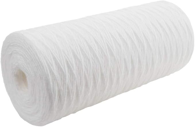 Clear Choice Sediment Water Filter 50 Micron 10 x 4.50" Water Filter Cartridge Replacement 10 inch RO System CW-50, 5599401 AP814, 4-Pk