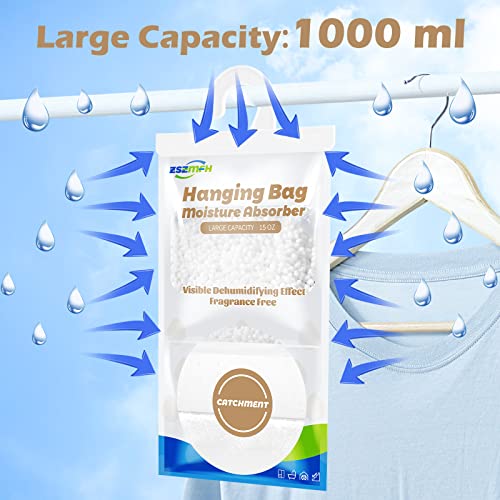 12 Pack Moisture Absorber Hanging Bags