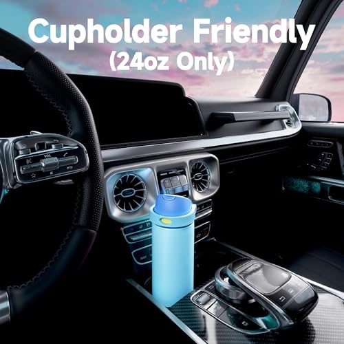 24 oz Insulated Water Bottle for Men