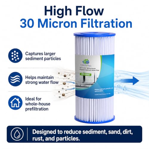 Pleated Sediment Filters for HDX4PF4 (2 Count)