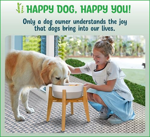 Dog Bowl Stand for Large Dogs