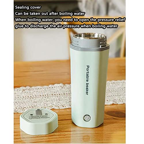 Water Camping Kettle Kettles Teakettles Hot Water Dispensers Electric Kettle Travel 110V Car 12V Portable 400ML Sealed and Leak