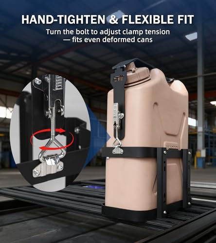 5 Gallon Water Container Mount Holder with Combination Lock