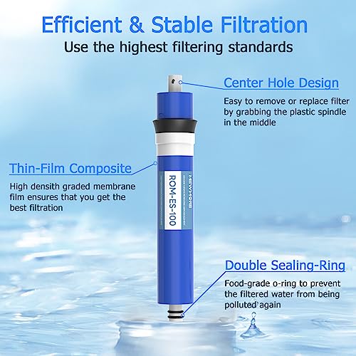 100 GPD RO Membrane Filter with Housing