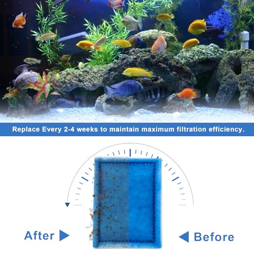8 Pack Aquarium Filter Cartridge Replacement Rite (8 Count)