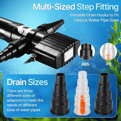 55W UV Pond Light Clarifier for Outdoor Koi Ponds