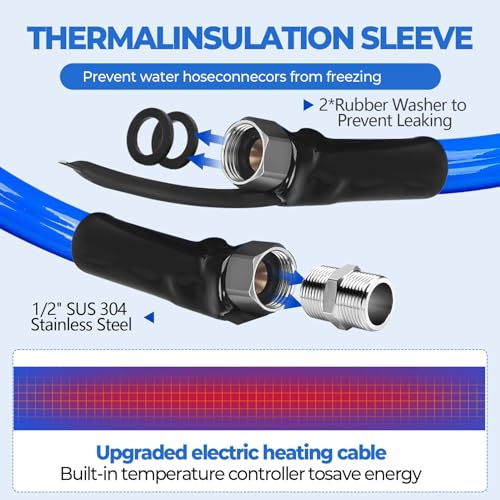30FT Heated Water Hose for RV