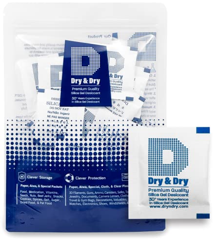 3 Gram [100 Packets] Silica Gel Packets Silica Gel Desiccants