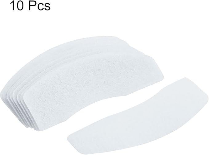 MECCANIXITY Universal Cloth Dryer Air Intake Filter, Cotton 207x75mm White for Clothes Dryer Filter Replacement Pack of 10