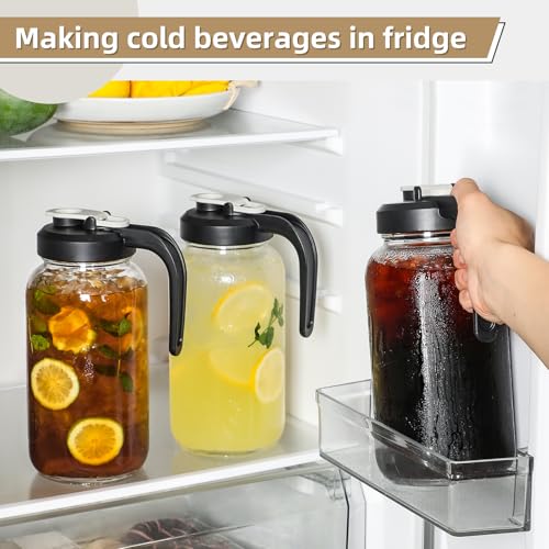 Glass Pitcher with Lid (3 Count)
