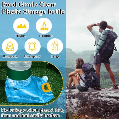 12 Pack 1.3 Gallon Collapsible Water Bags