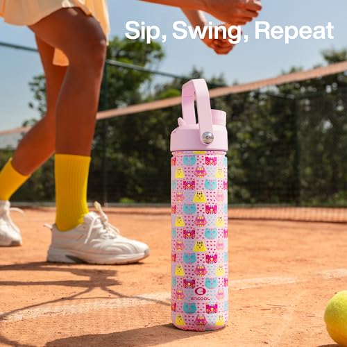 Insulated Water Bottle with Straw Stainless Steel Water Bottle