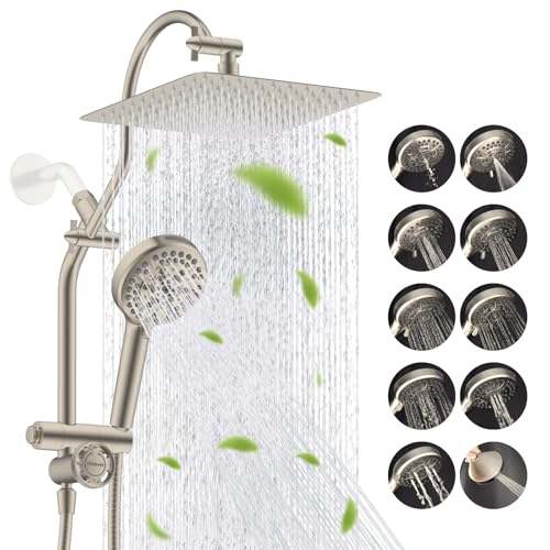 High Pressue All Metal 10" Rainfall Shower Head