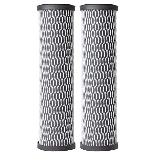 2.5"x10" 5 Micron Carbon Wrap Sediment Filter (2 Count)