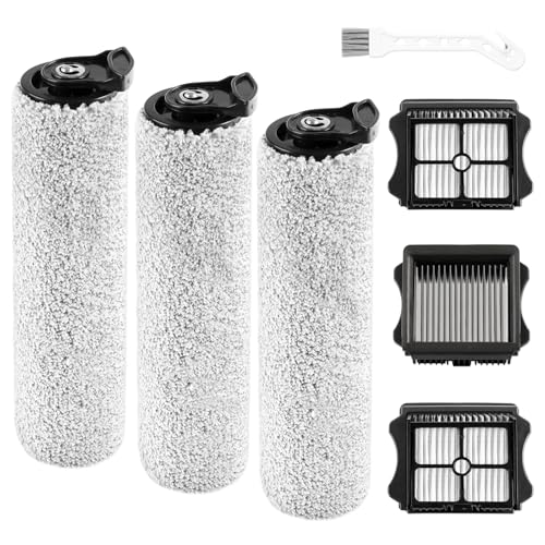 Repalcement Brush Roller & HEPA Filters Kit for Tineco S3 (6 Count)