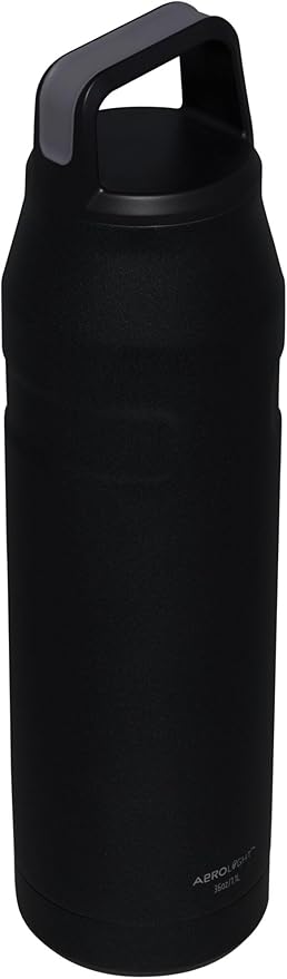 Stanley IceFlow Cap and Carry Water Bottle | Wide Mouth Twist Lid | Lightweight & Leakproof for Travel & Sports | Insulated Stainless Steel | BPA-Free