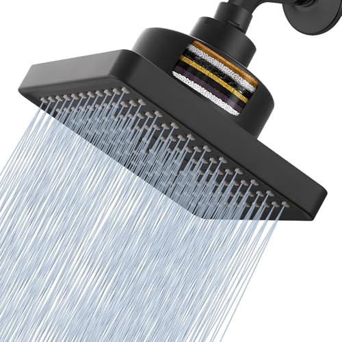 High Pressure Rain Shower Head with Filtered