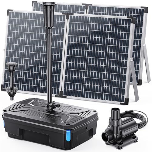 Solar Pond Filter & 1600GPH Pump Kit