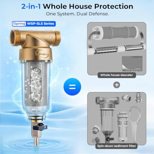 WSP 50SLS Spin Down Sediment Filter & Scale Inhibitor