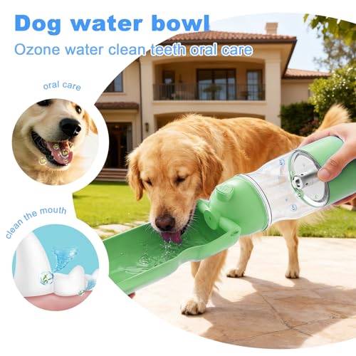 Portable Dog Water Bottle with Ozone Purification